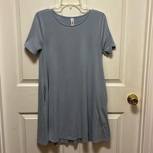 T-Shirt Dress with Pockets, Size S
